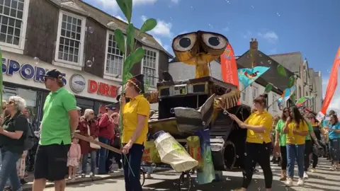 Mazey Day in Penzance, June 2022