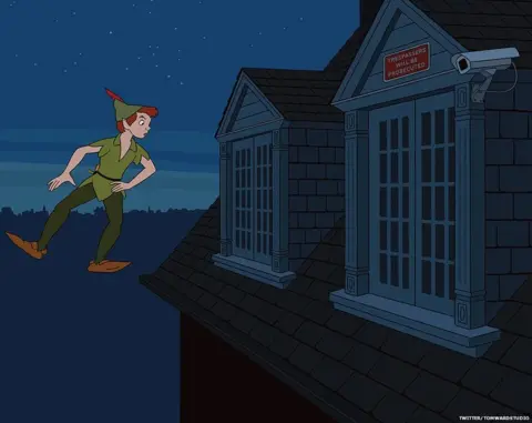 Twitter/TomWardStudio Peter Pan