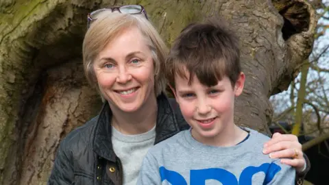 Hobson Family Luke Hobson and his mother
