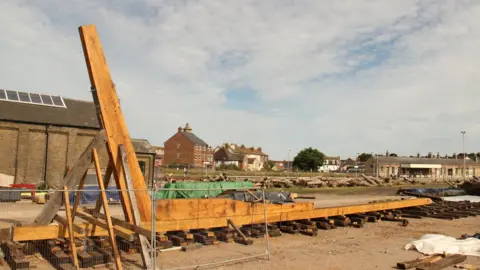 Harwich Mayflower Project construction of the boat