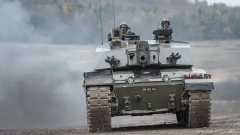 PA Media British army armoured vehicle