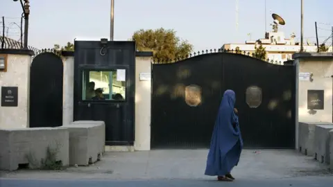 Getty Images British Embassy in Kabul, pictured in 2007