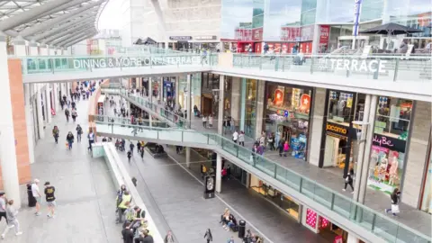 Getty Images A shopping Centre