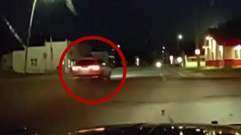 Runaway car   successful  reddish  ring