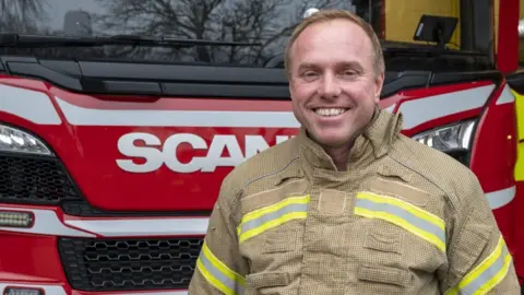 Northants Fire Service Mick Titcombe is a watch commander and specialist training and national resilience co-ordinator at Northamptonshire Fire and Rescue Service