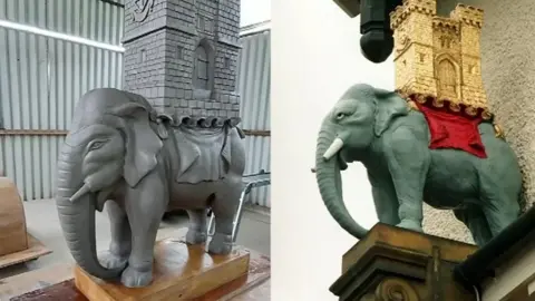 BCLM elephant statue