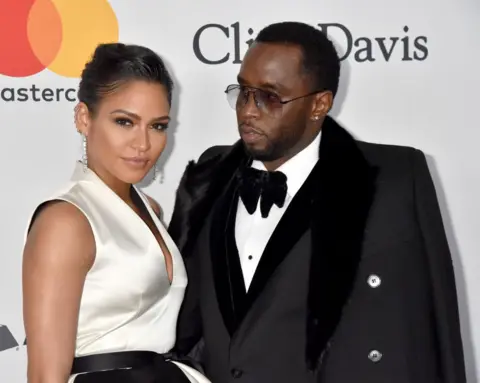 Getty Images Casandra Ventura and Sean "Diddy" Combs in New York City on 27 January 2018 