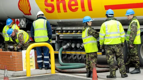 PA Media Army training for petrol tankers