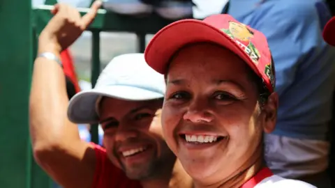 Supporters of President Maduro at a rally