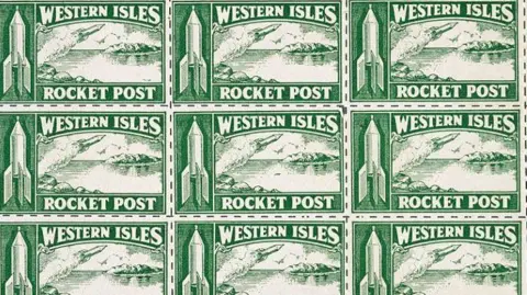 Getty Images Rocket Post stamps