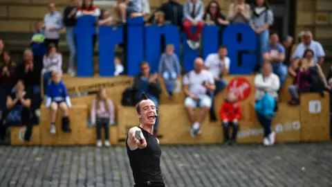 Getty Images Fringe performer