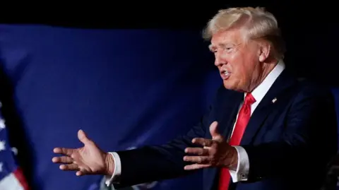 Reuters Republican presidential nominee and former U.S. President Donald Trump holds a campaign rally in Harrisburg, Pennsylvania, U.S., July 31, 2024.