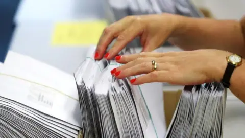 PA Sorting results envelopes