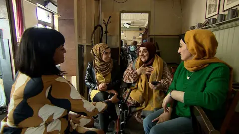 Sharuna Sagar interviewing the Hassoun sisters