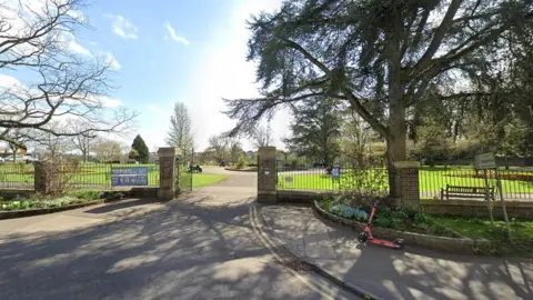Google A view of one of the entrances to Kingswood park on a sunny day