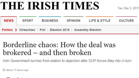 The Irish Times Irish Times Brexit article