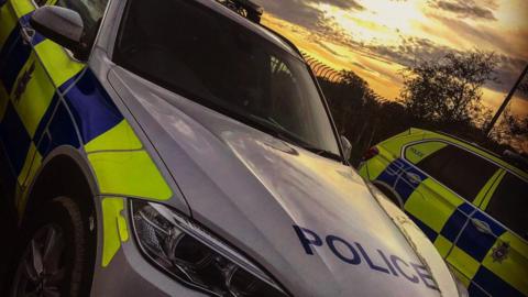 Derbyshire Constabulary police cars