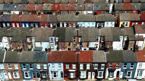 Terraced houses in Liverpool