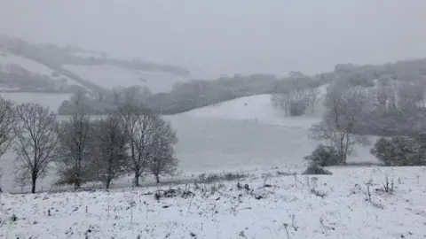 BBC Weather Watcher DRStevens Snow covered rolling fields and trees