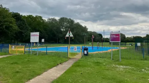 Shariqua Ahmed /BBC Bretton water park entrance 