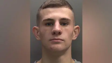 Humberside Police Police mugshot of Connor Hulse with short brown hair