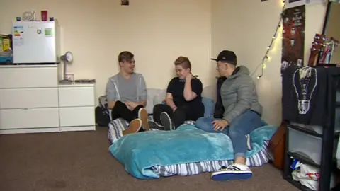 Chloe Ambridge and her two housemates