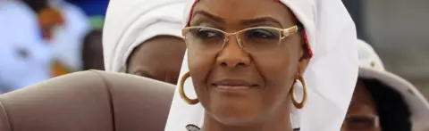 Reuters Zimbabwean President Robert Mugabe's wife Grace Mugabe looks on during a national church interface rally in Harare, Zimbabwe, on 5 November 2017