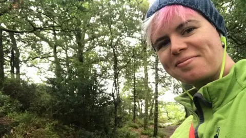 Becky Thornton Woman in woods