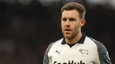 Callum Elder in action for Derby