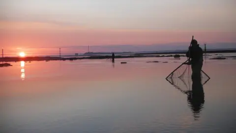 Black Rock Lave Net Fisheries Black Rock Lave Net Fisheries fishermen in the Severn Estuary