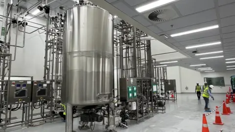 The Eat Just production facility being built in Singapore.