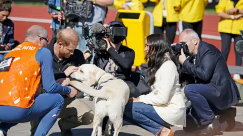 PA Media Duke and Duchess of Sussex