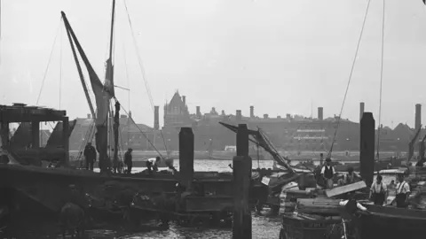 Getty Images Barge on River Thames 