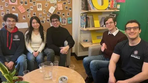 A group of students at the University of Edinburgh