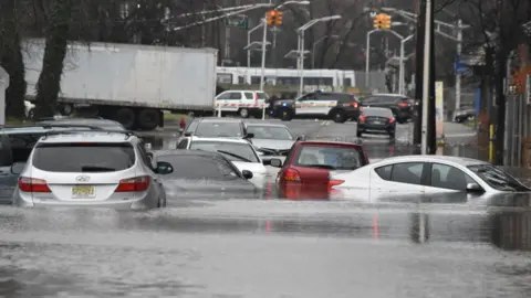 Getty Images Flooding in New Jersey this week