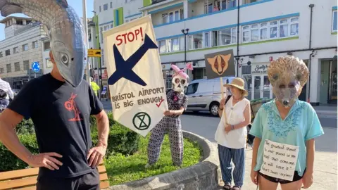 Weston Town Hall protest