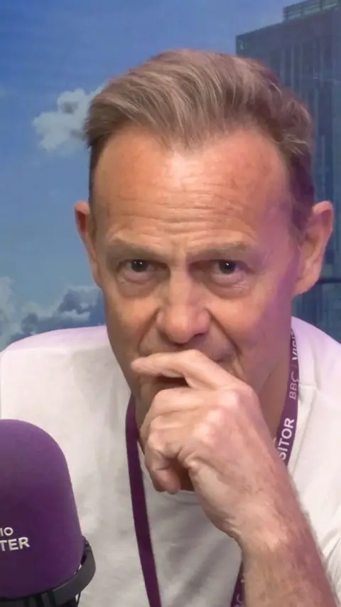 Jason Donovan chatting to BBC Radio Manchester 