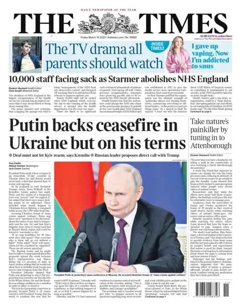 Times Front Page