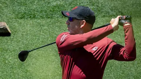 Spanish golfer Sergio Garcia at the Masters