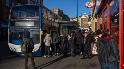 Getty Images Stagecoach bus in Northmapton