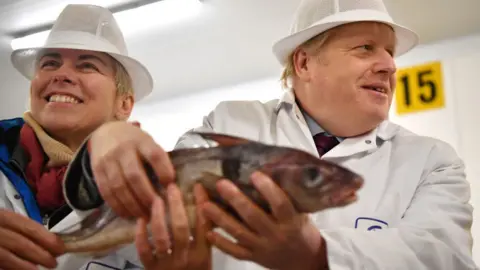 Getty Images Lia Nici and Boris Johnson