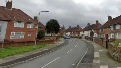 Google A street view of Radway Road. It has houses lining both sides of the street.