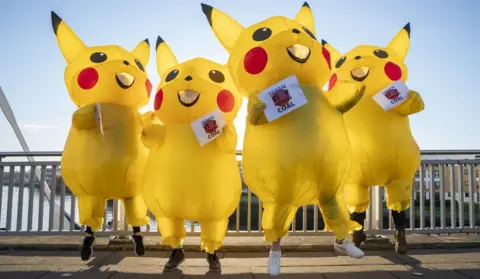 PA Media Pikachus