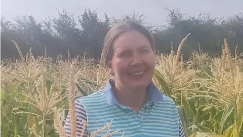 Sarah Green Sarah Green on her farm in Essex