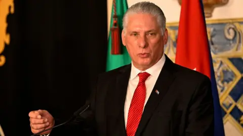 Getty Images Cuban President Miguel Díaz-Canel