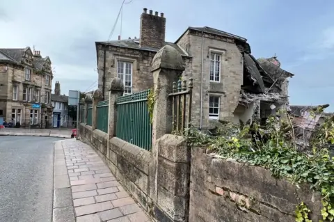 BBC/Andy Greenwood A view from the bridge of the building