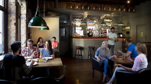 Getty Images people in pub