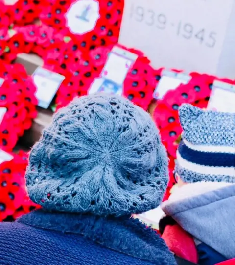 Becca Collacott Rembrance Sunday in Abingdon