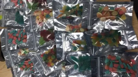 Kent Police Sweets seized by police