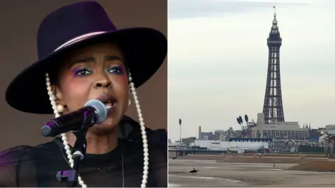 Getty Images Lauryn Hill and Blackpool